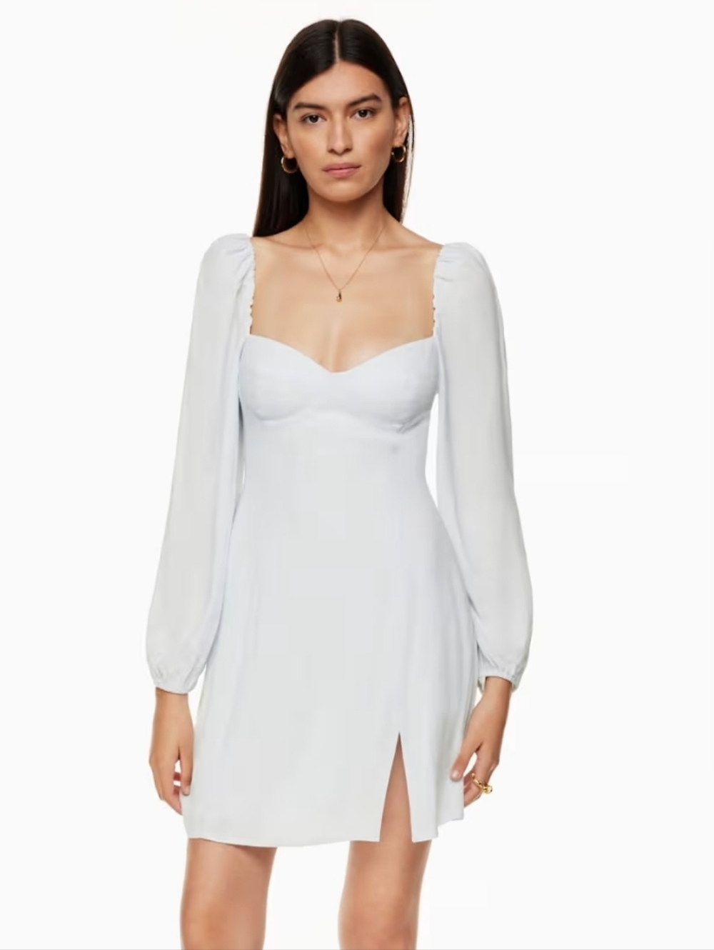Aritzia Wilfred Novella Long Sleeve Mini Dress